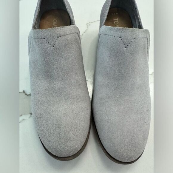 TOMS suede gray  booties - Picture 7 of 8